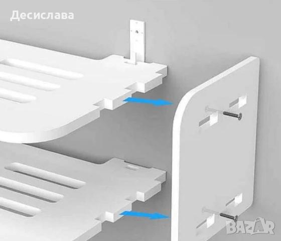 Стенна поставка, органайзер, снимка 3 - Други стоки за дома - 50580571