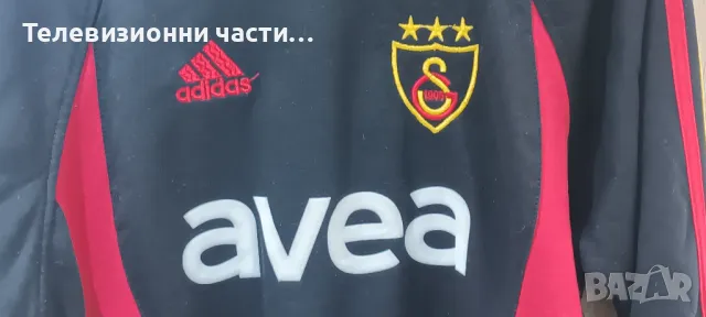 Футболно горнище блуза на Galatasaray Галатасарай Adidas , размер L , в отлично състояние, снимка 4 - Спортни дрехи, екипи - 49605887