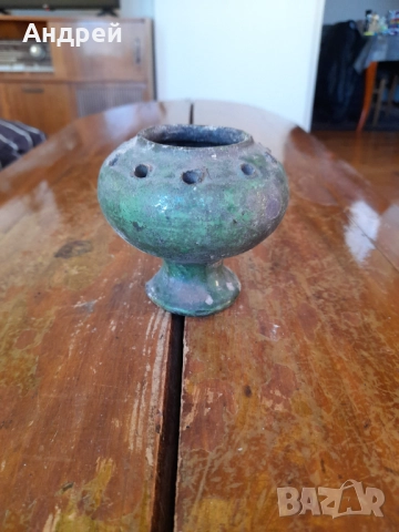 Старо Керамично кандило, снимка 2 - Други ценни предмети - 52828860