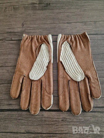 Страхотни ръкавици унисекс , кожени и с плетиво , снимка 3 - Ръкавици - 52354694
