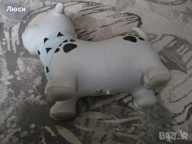 Гумено куче за скачане , гърнето не ползвано , летни дрешки 12-18м, снимка 4 - Бебешки бански - 26299237