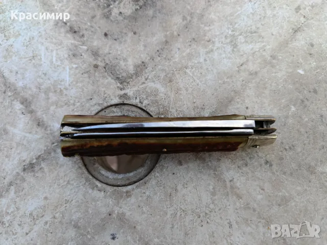 Стар сгъваем нож "PUMA" 70 - 80 година на 20-ти век. Отлично състояние , снимка 9 - Антикварни и старинни предмети - 48633253