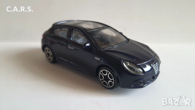 Alfa Romeo Giulietta Bburago - Мащаб 1:43, снимка 6 - Колекции - 53859530