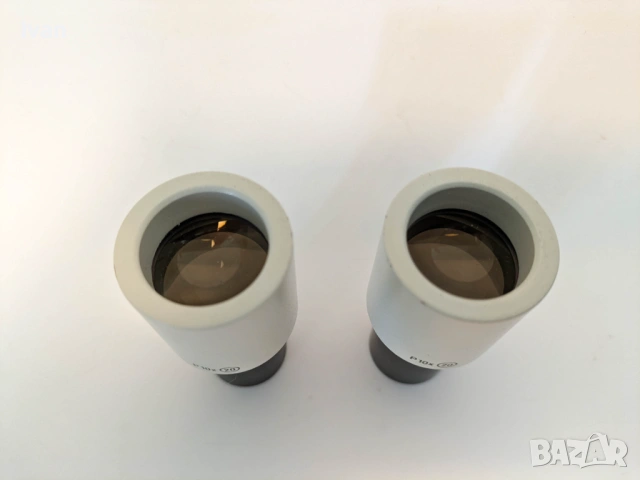 Обектив окуляр Carl Zeiss Aus Jena P10x 20 за микроскоп - 2 броя, снимка 3 - Лаборатория - 53474052