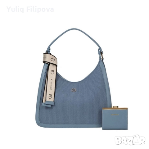 Дамска чанта CHRISBELLA с малко портмоне – Стил и удобство в едно, снимка 7 - Чанти - 50842111