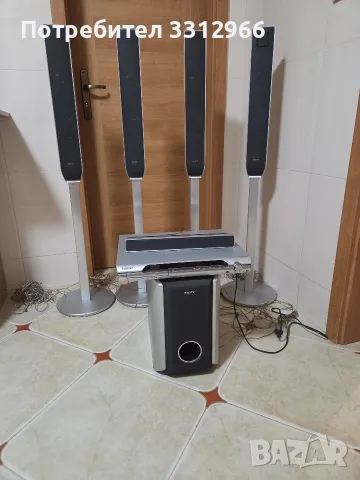 Домашно кино система Sony DAV-DZ810W), снимка 2 - Плейъри, домашно кино, прожектори - 56168530