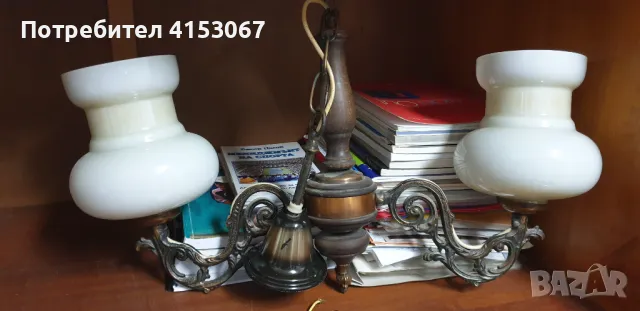 абажур винтиж двойка ковано желязо