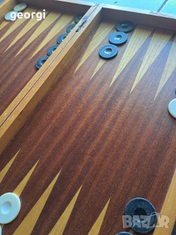 Стара табла за игра     8/4, снимка 4 - Шах и табла - 50996250