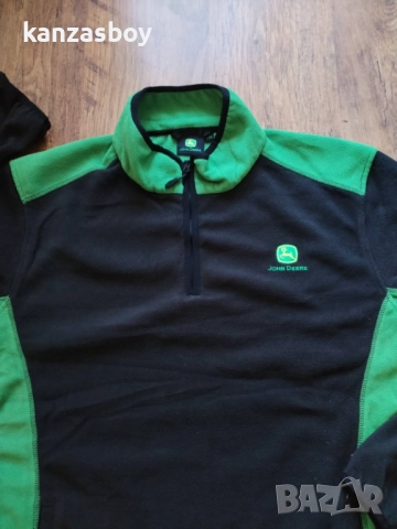 john deere - мъжко поларено горнище 2ХЛ, снимка 3 - Блузи - 52238357