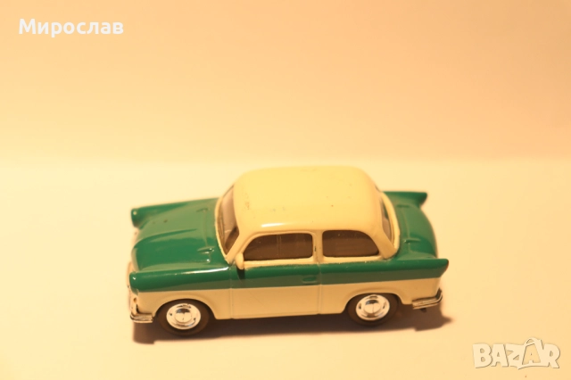 1/64 GRELL MODEL ТРАБАНТ TRABANT КОЛИЧКА МОДЕЛ, снимка 2 - Колекции - 52342960