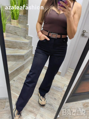 Дамски дънки с подарък колан, снимка 4 - Дънки - 52672501