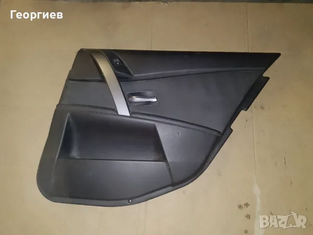 Кора за врата черна кожа за БМВ Е61 Е60 , снимка 1