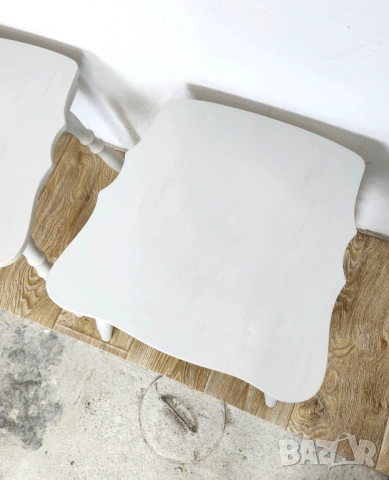 Комплект дървени табуретки , снимка 6 - Столове - 53659192