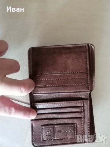 Мъжки кожен портфейл! , снимка 2 - Портфейли, портмонета - 53684366