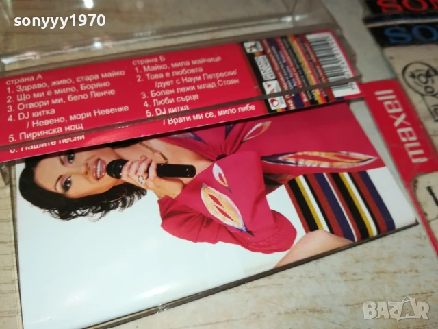 РУМЯНА ПОПОВА-ОБЛОЖКА И КУТИЯ 1506251856, снимка 8 - Аудио касети - 50675760