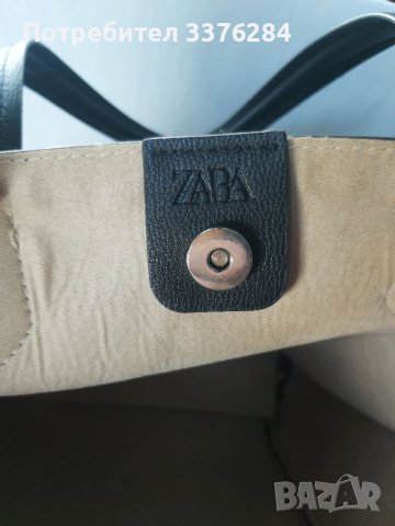 Оригинална елегантна кожена чанта ZARA, снимка 10 - Чанти - 40835799