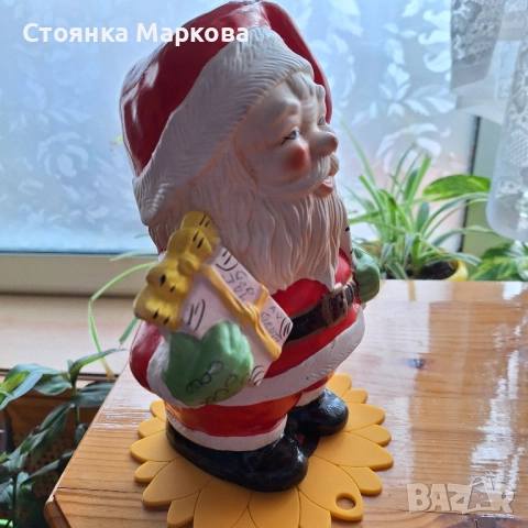 Нов авторски керамичен Дядо Коледа, снимка 2 - Коледни подаръци - 52636866
