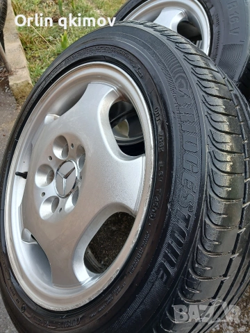 Оригинални джанти за Мерцедес 16 ц, снимка 4 - Гуми и джанти - 53684764