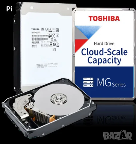 Твърд диск 12TB SAS 12Gb/s Toshiba ПОЧТИ НОВ ***ПРОМО ЦЕНА***