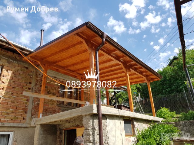 Изграждане на Дървени Навеси  София, снимка 1 - Ремонти на покриви - 39437791