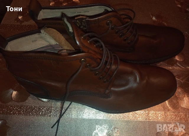 FLORSHEIM 1892 USA ORIGINAL Нови Мъжки Боти Изцяло от Естествена Кожа 44, снимка 3 - Мъжки боти - 53624998