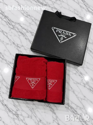 Prada кърпи в кутия, снимка 2 - Хавлиени кърпи - 56081999