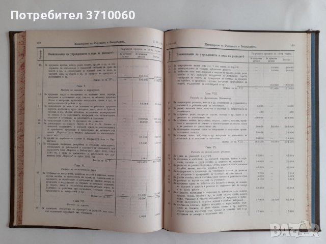Бюджет за приходите и разходите на Княжество България през 1894 година 208 страници, снимка 8 - Колекции - 42021792