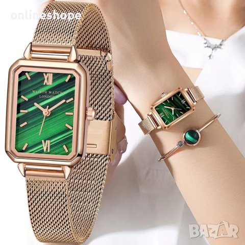 Луксозен ръчен часовник ( Водоустойчив ) 6 цвята, снимка 11 - Дамски - 41142280