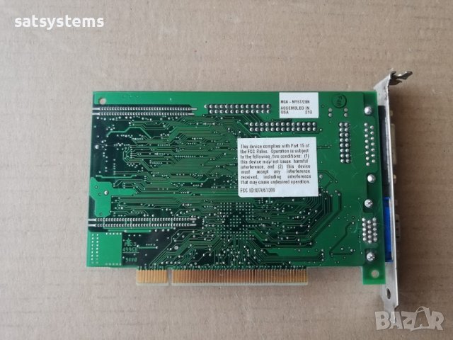 Видео карта Matrox MGA-MYST/2BN 618-02 REV.A 2MB PCI, снимка 9 - Видеокарти - 38966509