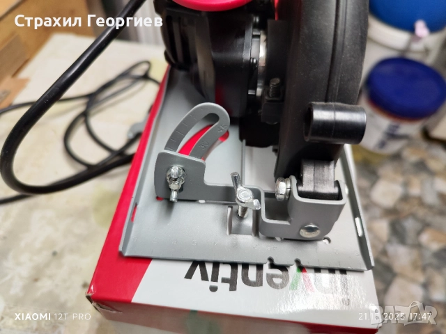 Ъглошлайф Inventiv + Приставка, снимка 3 - Ъглошлайфи - 52867753