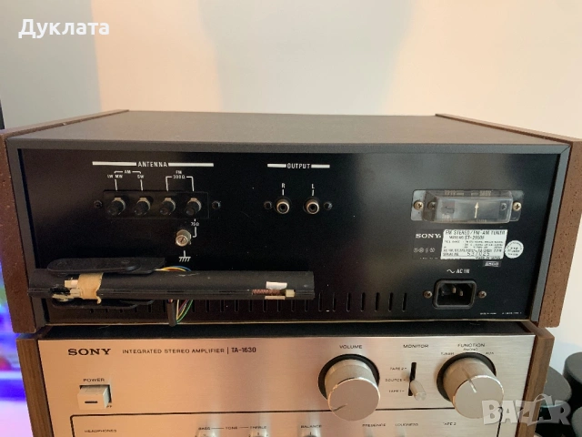 Продавам Комплект Sony , ST-2950F,TA1630 , TC-185 в уникално състояние , снимка 7 - Ресийвъри, усилватели, смесителни пултове - 53639891