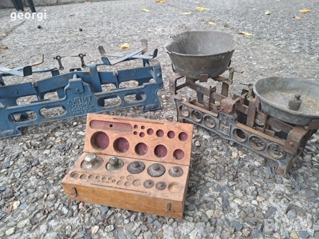 стари кантари с теглилки антика, снимка 7 - Антикварни и старинни предмети - 51916681