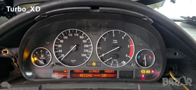 Продавам дизелово табло с голям борд за BMW E39