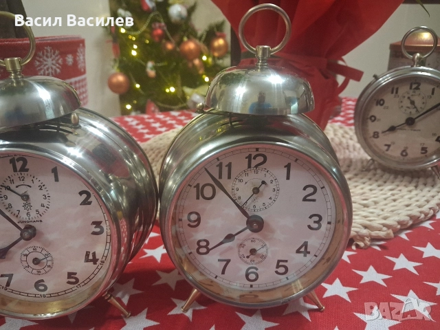 Продавам 4 броя немски будилници в колекционерски вид, снимка 4 - Антикварни и старинни предмети - 52887729