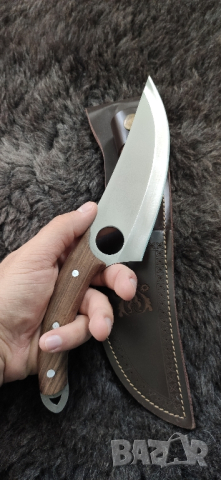 Ловджийски нож  със специална кания / Ръчна изработка, снимка 3 - Ножове - 44754735
