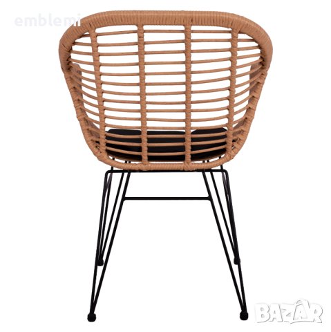 Стол трапезен Allegra HM5450 Кафяв, снимка 6 - Столове - 44275252