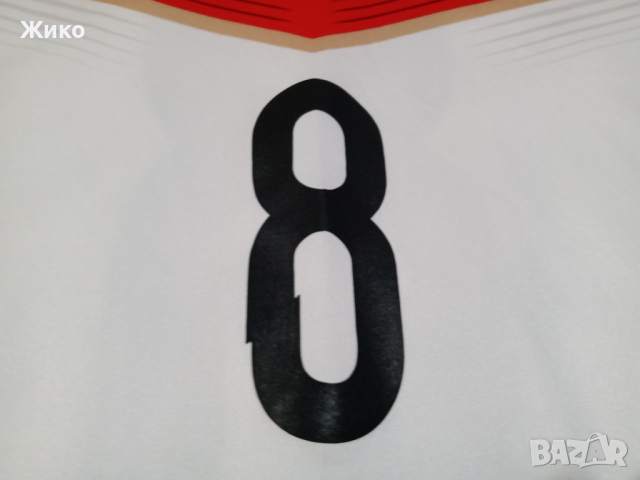 Германия Световно 2014 оригинална футболна тениска ADIDAS фланелка футбол номер 8 MESUT OZIL, снимка 2 - Футбол - 44807505