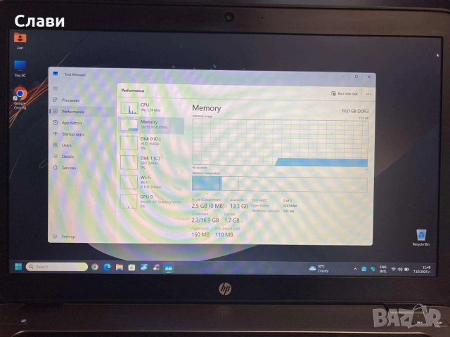 Бизнес лаптоп HP, Intel Core i5, 16 GB RAM, SSD NVMe, Windows 11, снимка 15 - Лаптопи за работа - 51978327