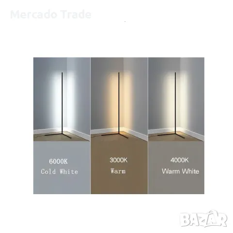 Декоративна настолна лампа Mercado Trade, LED осветление, 2W, снимка 3 - Лед осветление - 48871361