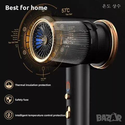 Професионален сешоар STL-8108PRO с дифузер и концентратор, снимка 5 - Сешоари - 49044071