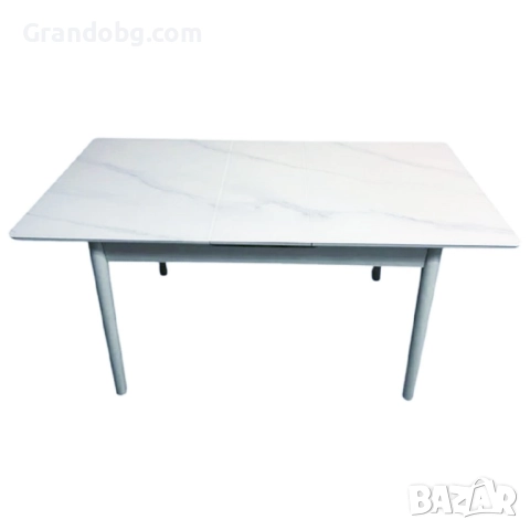 Трапезна разтегателна маса Лорета със закалено стъкло