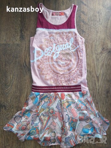 Desigual - страхотна юношеска рокля КАТО НОВА, снимка 7 - Детски рокли и поли - 33834412