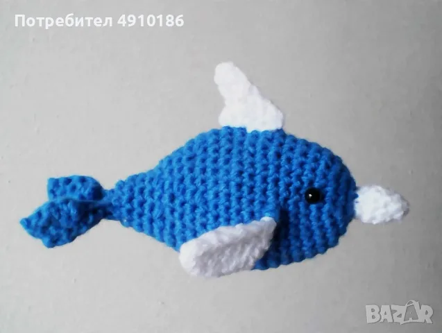 Продавам плетено амигуруми Делфинче