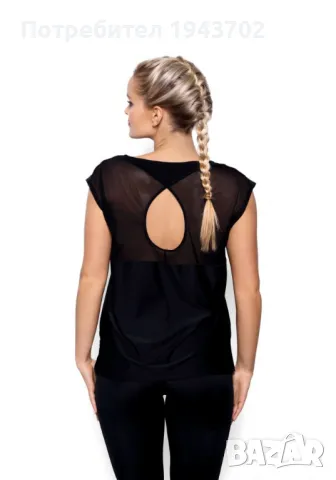 Спортен дамски топ Aida в черен цвят