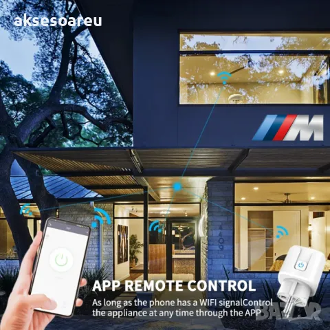 Умен Wi-Fi Контакт eWelink WiFi Smart Socket Plug 20A EU с гласово управление поддръжка на Alexa, снимка 18 - Друга електроника - 50286219