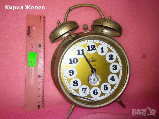 ARADORA MADE IN ROMANIA Стар РУМЪНСКИ КОЛЕКЦИОНЕРСКИ МЕХАНИЧЕН ВИНТИДЖ БУДИЛНИК АРАДОРА 43676, снимка 8 - Антикварни и старинни предмети - 44466016