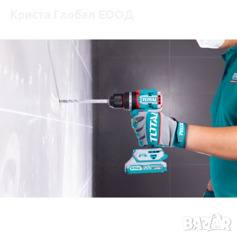 Компактен БЕЗЧЕТКОВ Винтоверт TOTAL Industrial – 66Nm (P20S Series), снимка 3 - Винтоверти - 53753417