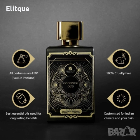 Оригинален Арабски парфюм Goodness Oud Black Riiffs 100ml  , снимка 7 - Дамски парфюми - 52904235