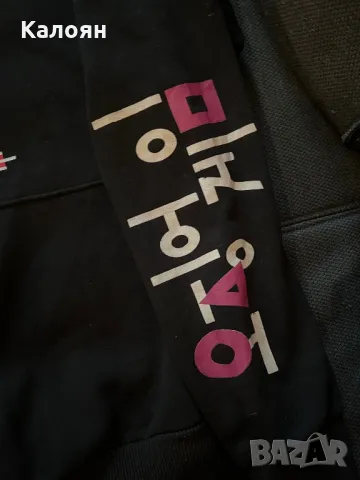 Анорак с джоб официален мърч  от сериала SQUID GAME , снимка 3 - Суичъри - 48820471