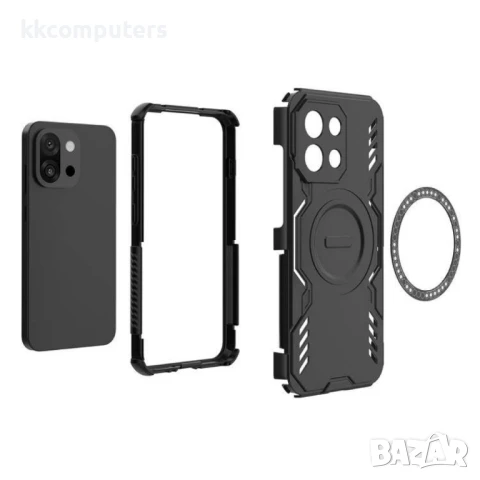 OnePlus 13s 5G / OnePlus 13T 5G Удароустойчив Magnetic /Butterfly Armor Hollow Heat Dissipation /PC , снимка 6 - Калъфи, кейсове - 50712457